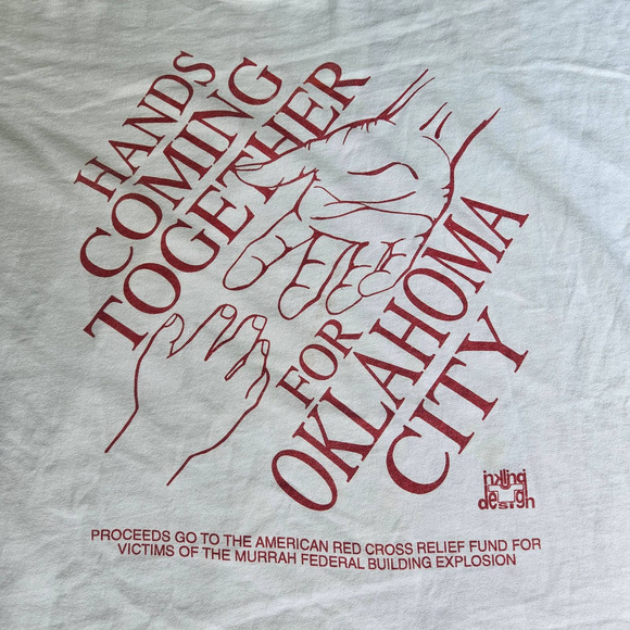 Single Stitch Oklahoma City Red Cross Relief Tee - Picture 2 of 3